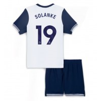 Tottenham Hotspur Dominic Solanke #19 Heimtrikotsatz Kinder 2024-25 Kurzarm (+ Kurze Hosen)